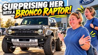 I Surprised Her With a BRONCO RAPTOR! We added +150whp at the same time!