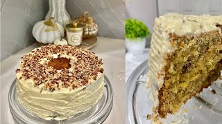 Let's make Butter Pecan POUND CAKE for my Friend's Birthday | Cream Cheese Frosting | Holiday recipe by Mansa Queen 3,289 views 6 months ago 6 minutes, 6 seconds