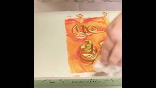 Encaustic Art Abstract Painting Demonstration