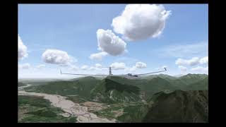 Condor 2 gliding simulator in VR - Rivoli Osoppo to Noetsch 125 km