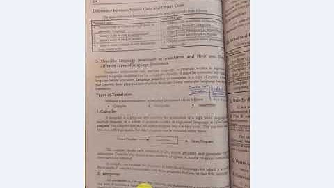 Source code & Object code - 12th class computer science ch 8