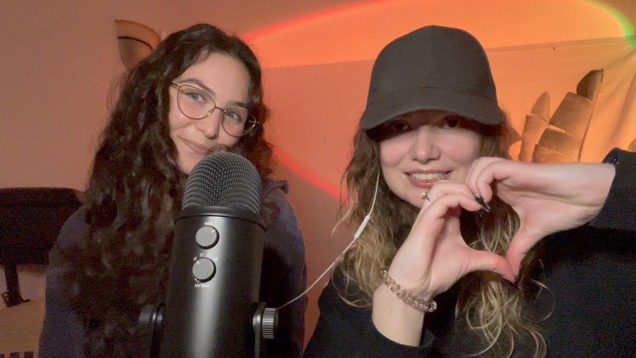 my friend tries ASMR for the first time + ✨BIG ANNOUNCEMENT✨