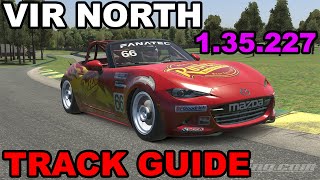 iRacing Mazda MX-5 VIR - North | Track Guide + Hotlap