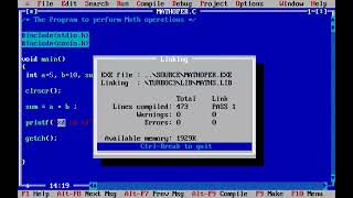 C language | Class 4 | Mathematical operations