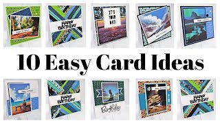 10 Quick & Easy Card Ideas Mixed Up Craft