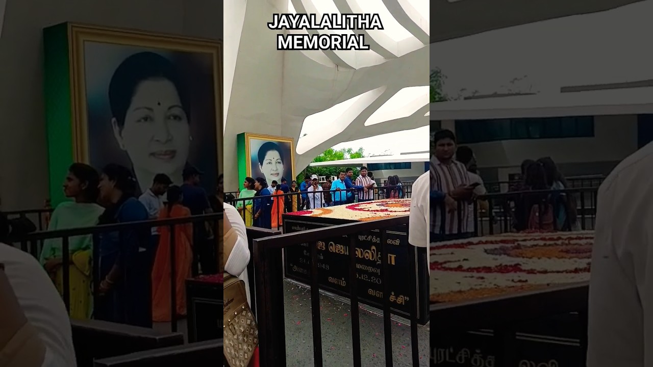 Jayalalitha Memorial | Chennai Marina Beach| Jayalalitha Samadhi