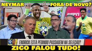 NEYMAR FAZ EXAME E FICA FORA! ENDRICK MERECE SER TITULAR CONTRA O HAITI?