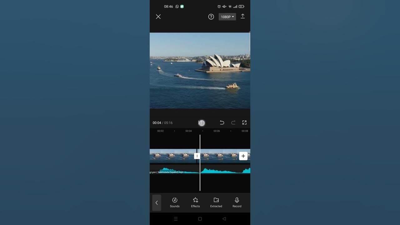 How to add your own audio on capcut youtube