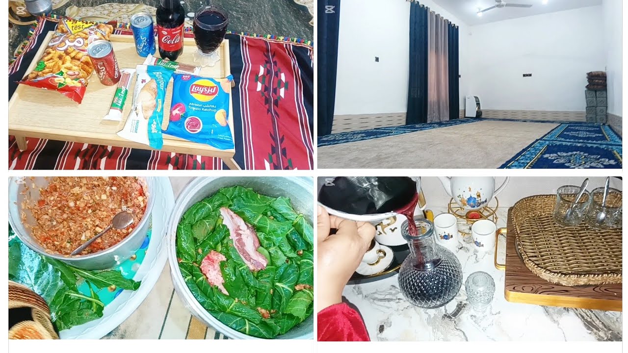 اليوم الفطور على طلب امي 🌙 اتمنه عندي جيران من حايط على حيط 🍲🥗🌙😋