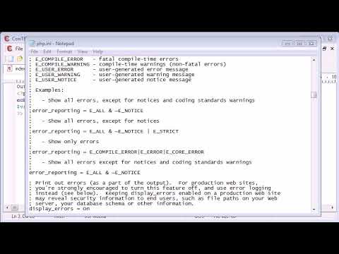 PHP 15  More on Error Reporting