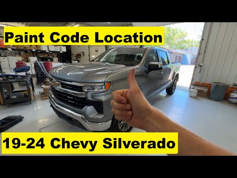 How Do I Find The Paint Color Of My Chevy Silverado