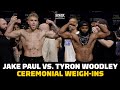 Jake Paul vs. Tyron Woodley Weigh-In Highlights | Tommy Fury, Tatu Baby, Logan Paul vs. Fan, More