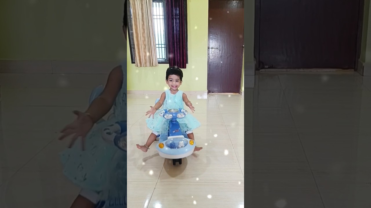 Baby riding magic swing Car 😍 