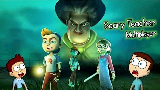 Scary Teacher Multiplayer - Android Game | Shiva and Kanzo Gameplay screenshot 5