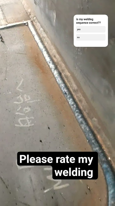 FCAW welding 1G position