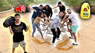 First To Sit Wins $10,000  EXTREME Musical Chairs Challenge