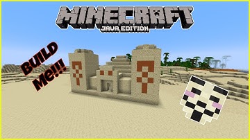 Minecraft Tutorial: How To build A Desert Temple