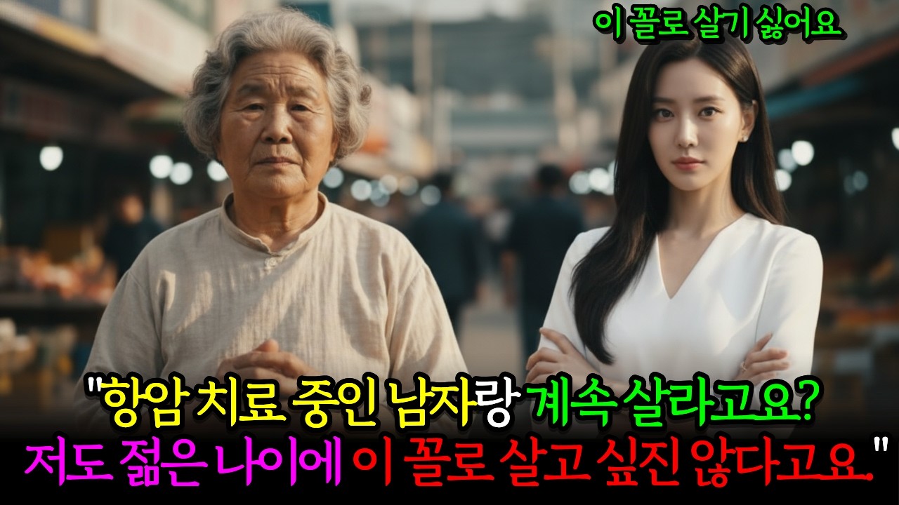 위암 3기 남편 앞에서 며느리가 내뱉은 한마디... 시어머니 손이 부들부들 떨렸습니다| 노후사전 | 감동사전 | 사전라디오 | 오디오북
