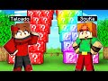 Jouer  une course descalier lucky block magique sur minecraft 