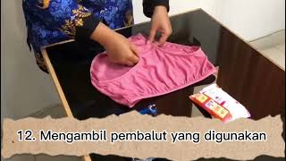 VIDEO PEMBELAJARAN CARA PEMAKAIAN PEMBALUT WANITA SEKALI PAKAI