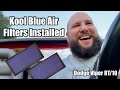 High performance air filters install  93 dodge viper rt10