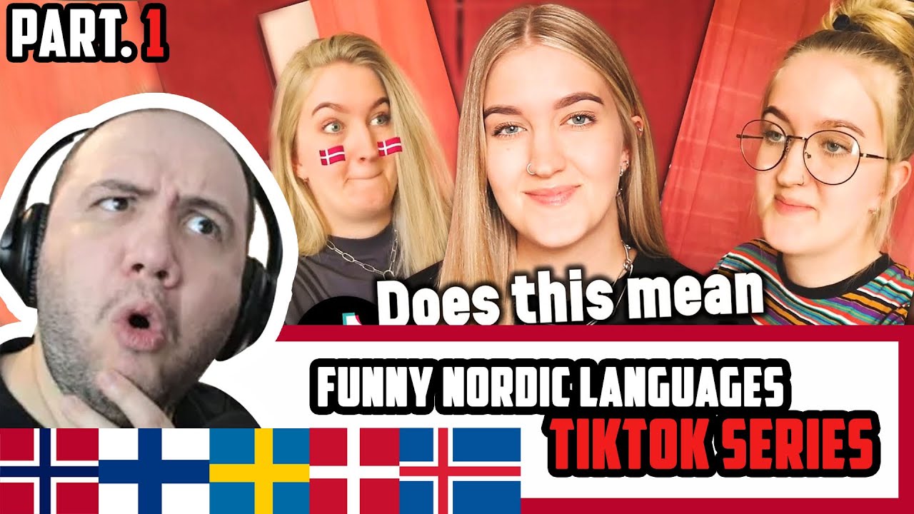 🇳🇴🇫🇮🇸🇪🇩🇰🇮🇸 FUNNY NORDIC LANGUAGES | Kelly Killjoy Tik Tok Series | TEACHER PAUL REACTS NORDEN