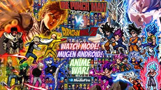 RELEASE! ANIME WAR CrossOver Mugen Android Offline - One Punch Man VS Dragon Ball Mugen [Watch Mode] screenshot 5