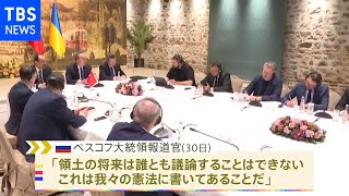 ロシア大統領報道官「議論の余地ない」 クリミア主権めぐるウクライナ提案に譲歩しない姿勢強調