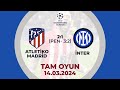 Atletiko Madrid 2:1 ( P - 3:2 )  İnter | UEFA Çempionlar Liqası | TAM OYUN image