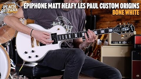 No Talking...Just Tones | Epiphone Matt Heafy Les Paul Custom Origins - Bone White