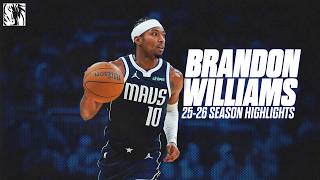Brandon Williams 2025-26 Full Season Highlights
