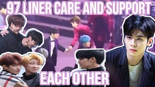WHEN  97 LINER KPOP SQUAD BTS GOT7 SEVENTEEN ASTRO NCT SUPPORT EACH OTHER