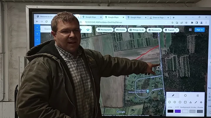 How to Manure dragline -  Lay pattern manure  dragline hose in the field.