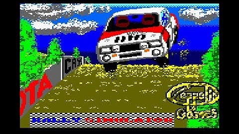Rally Simulator Review for the Amstrad CPC by John Gage
