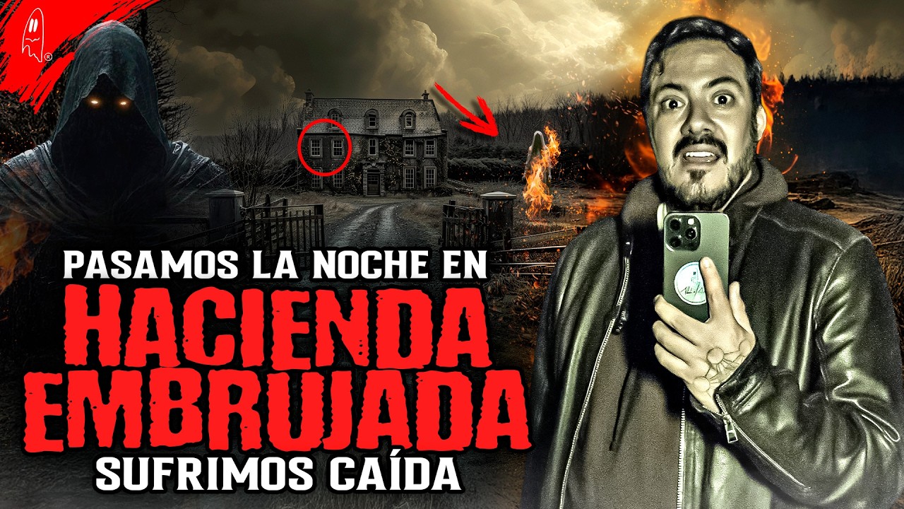 Мы провели ночь в доме с привидениями и упали.