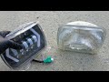 5" x 7" L.E.D Headlight install on Jeep XJ