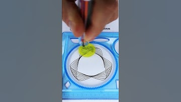 What does this pattern resemble?🤔 Magic Ruler #2024 #shorts #spirograph #short