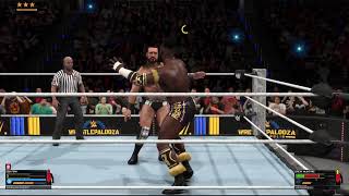 WWE 2K26 Oba Femi vs Drew Mcintyre title match