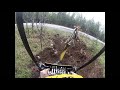 Homemade excavator in mud