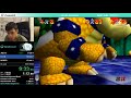 Super Mario 64 120 stars (Non-Stop category) in 1hr 8m 10s (FORMER WR)