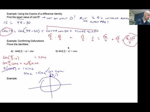 5-3 Angle Sum and Difference Formulas - YouTube