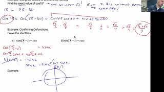 5-3 Angle Sum and Difference Formulas