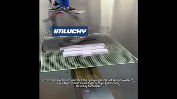 Innovative spraying, precise presentation - automatic spray painting machine #paintingmachine