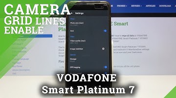 How to Activate Camera Helper Lines in Vodafone Smart Platinum 7 – Switch On Camera Gridlines