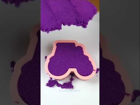 🟣🚜🟣Kinetic Sand ASMR - The Most Satisfying video - ASMR No Talking #shorts #asmr