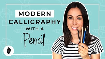 Beginners Guide To Doing Calligraphy with a Pencil