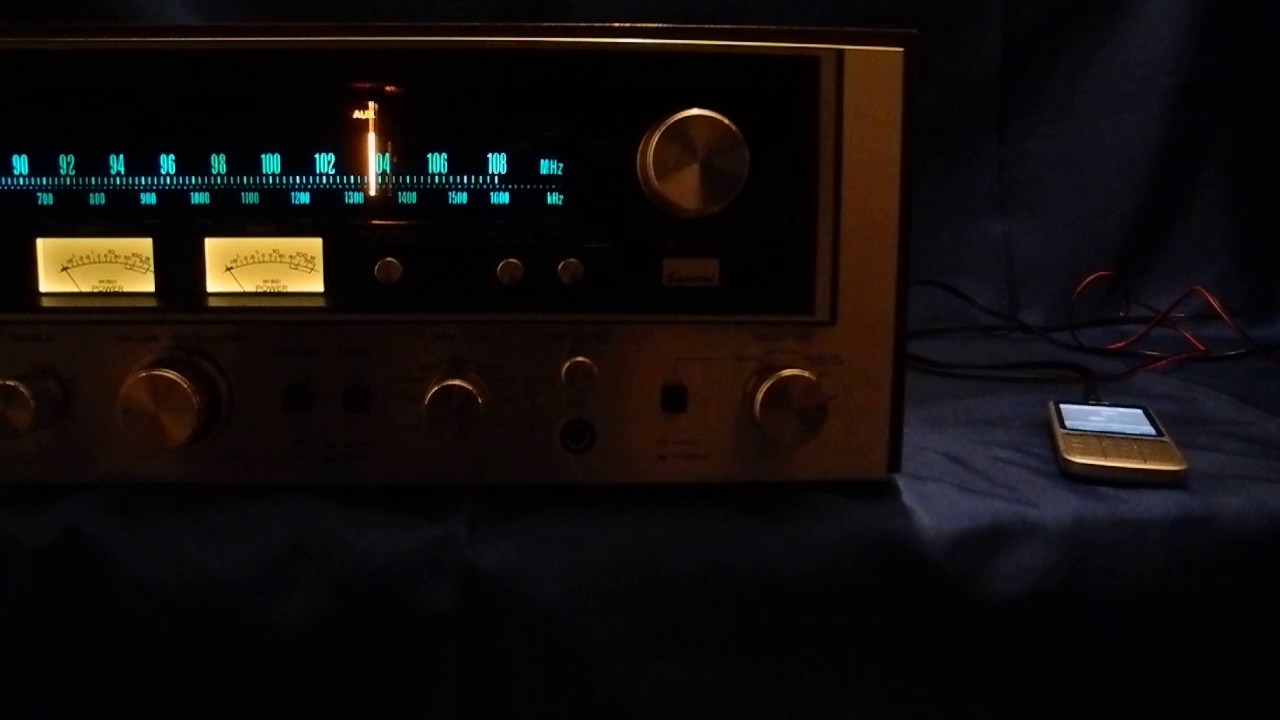Sansui 7070 AUX Section Demo 2350
