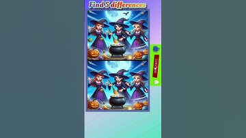 Find 5 Differences 🪄 #shorts #findthedifferences #puzzle