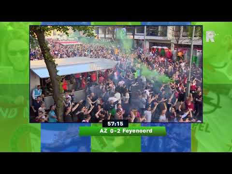 Stadhuisplein gaat los bij 0-2 van Robin van Persie mét Rijnmond Sport-commentaar!