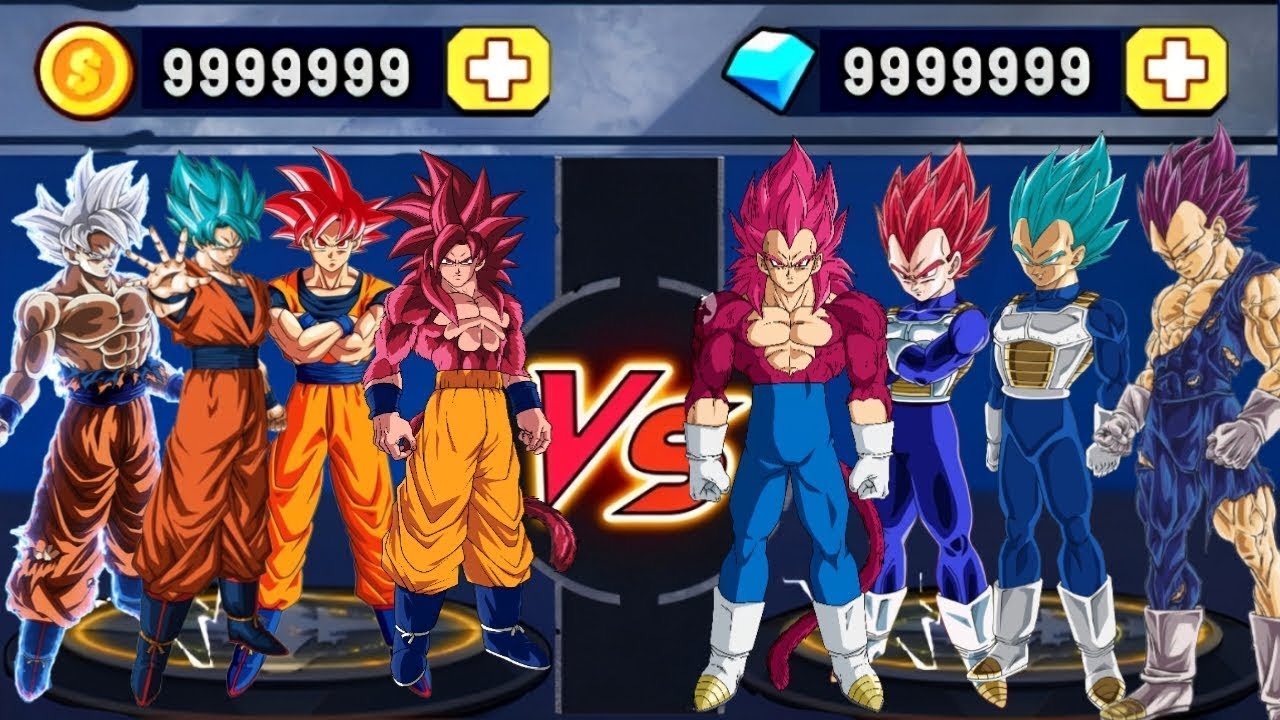 Stickman Warriors: Best Fights Of Goku Top 4 Froms Vs Vegeta Top 4 Froms Epic Fight!